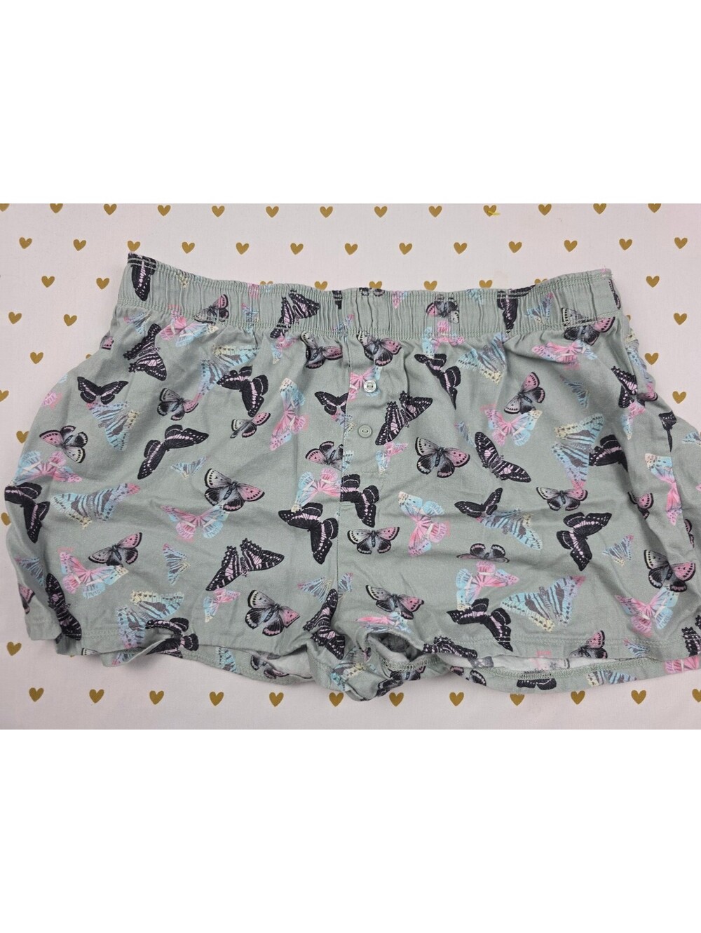 Victorias Secret PINK Butterflies Small Sleep Shorts Boxers Pajama Bottoms